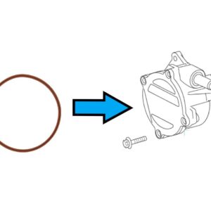 Uszczelka pompy próżniowej VACUM Mercedes OM642 v6 3.0 CDI