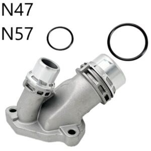Króciec układu chłodzenia WZMOCNIONY z aluminium BMW N47 N57 - 11117800048
